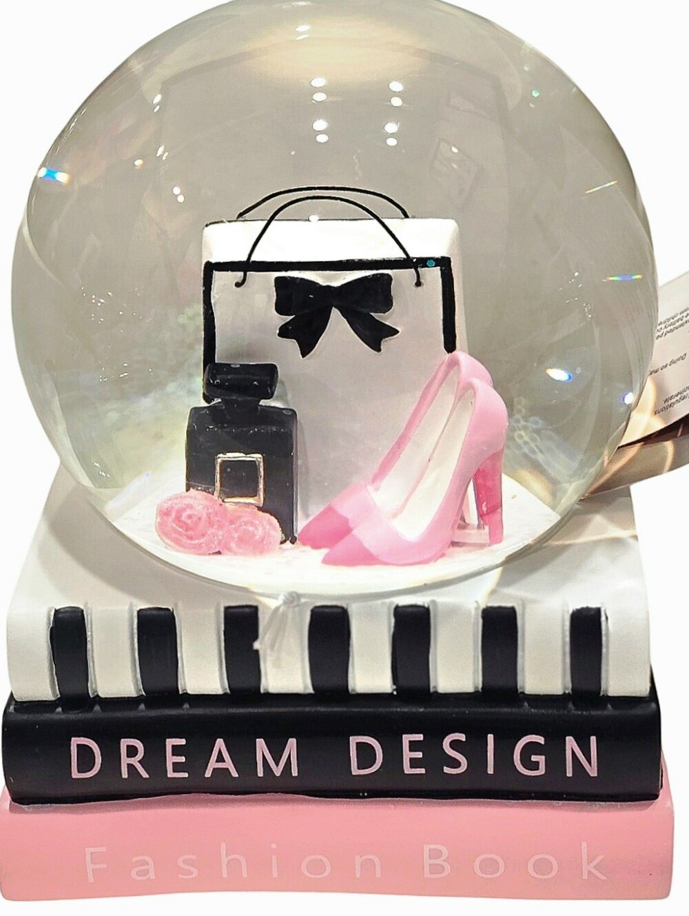 At Home The Ultimate Fashion Dream Design Book Light Up Glitter Snow Globe